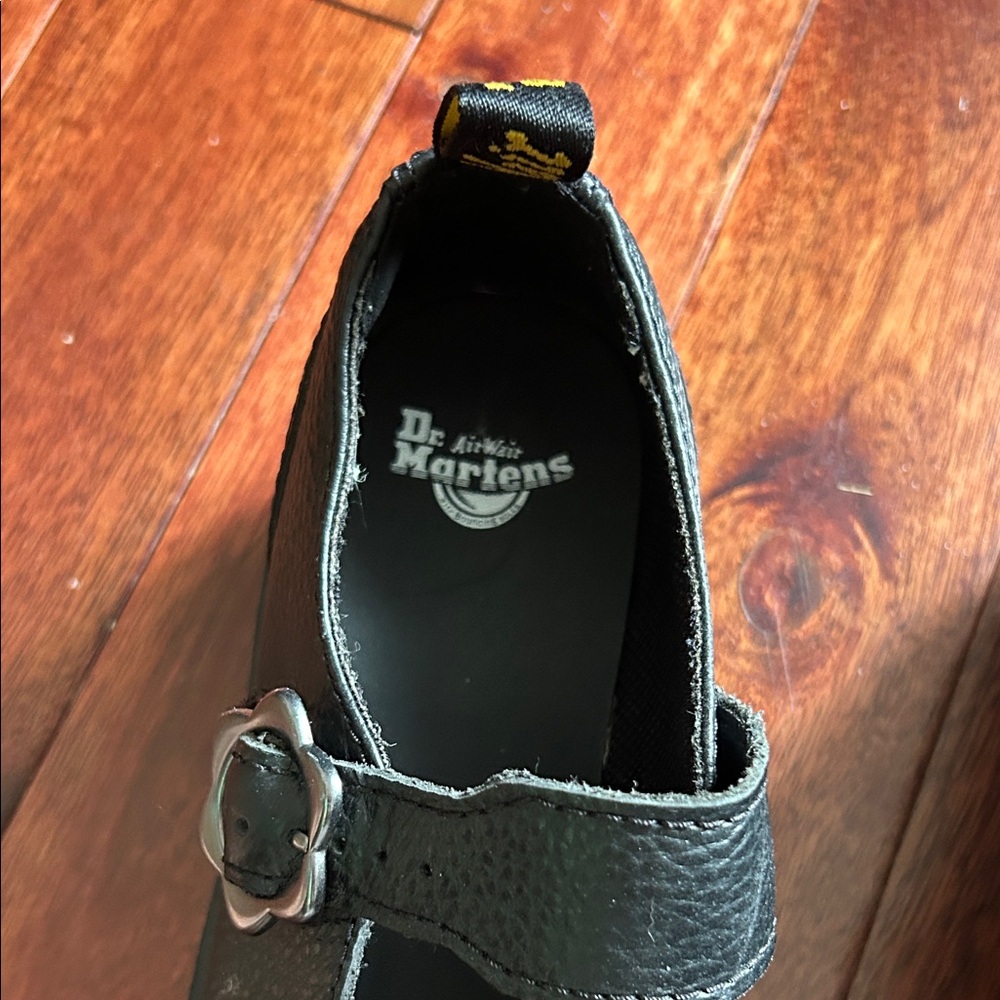 Dr. Martens Black Mary Jane Platforms - Picture 2 of 6